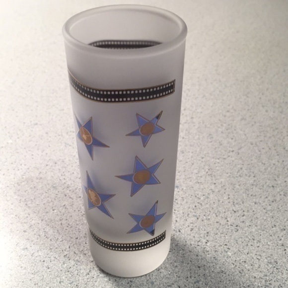 NEW Vintage Hollywood California Frosted 2 oz Tall Shooter Shot Glass - Picture 5 of 14